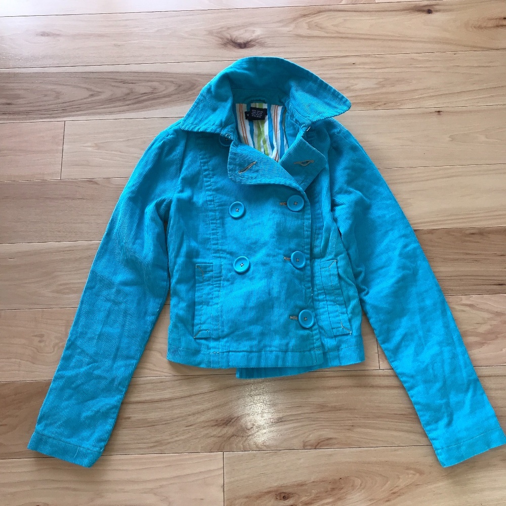 Turquoise Corduroy Jacket
